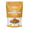 Picture of Organic Raw Rosehip Powder 400g. Pure and Natural from whole ground Rose Hips. Rich in vitamin C and ideal for infusions, herbal teas and smoothies. NaturaleBio