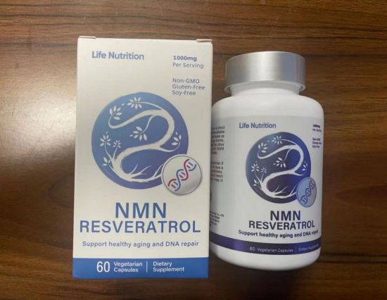 Life Nutrition NMN 1000mg Serving - Genuine NMN Nicotinamide Mononucleotide NAD+ Supplement, Stabilized Form, Pairs Well with Trans-Resveratrol (120 x 250mg Capsules)